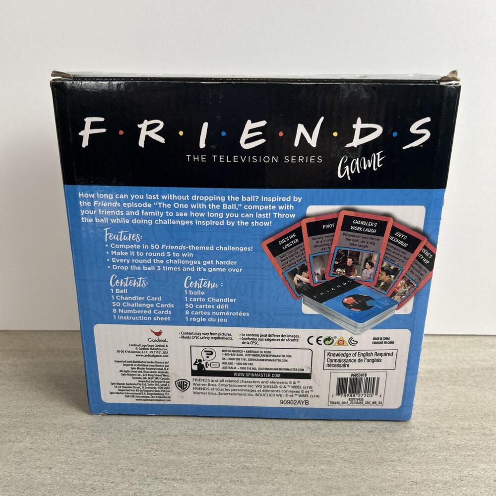 Friends Game "The One With The Ball" ROSS RACHEL Phoebe Chandler Joey Monica Y2K - Picture 3 of 5